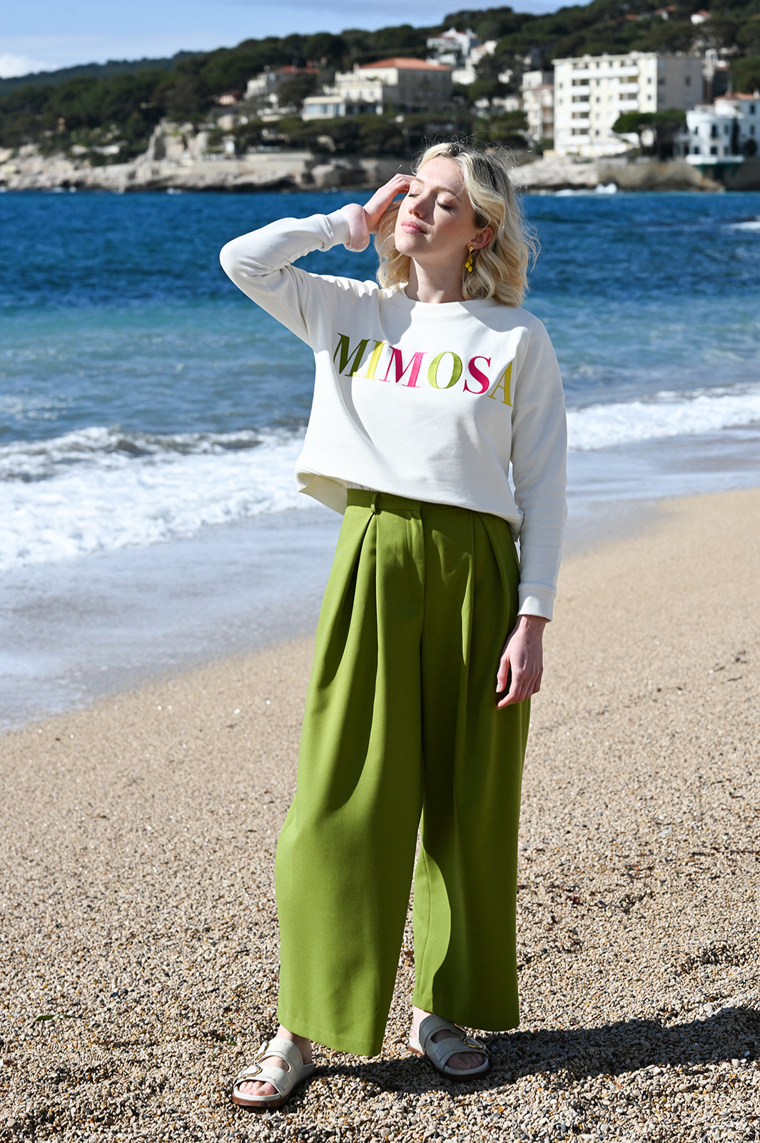 Sweat-shirt Mimosa - L'atelier de Clotilde