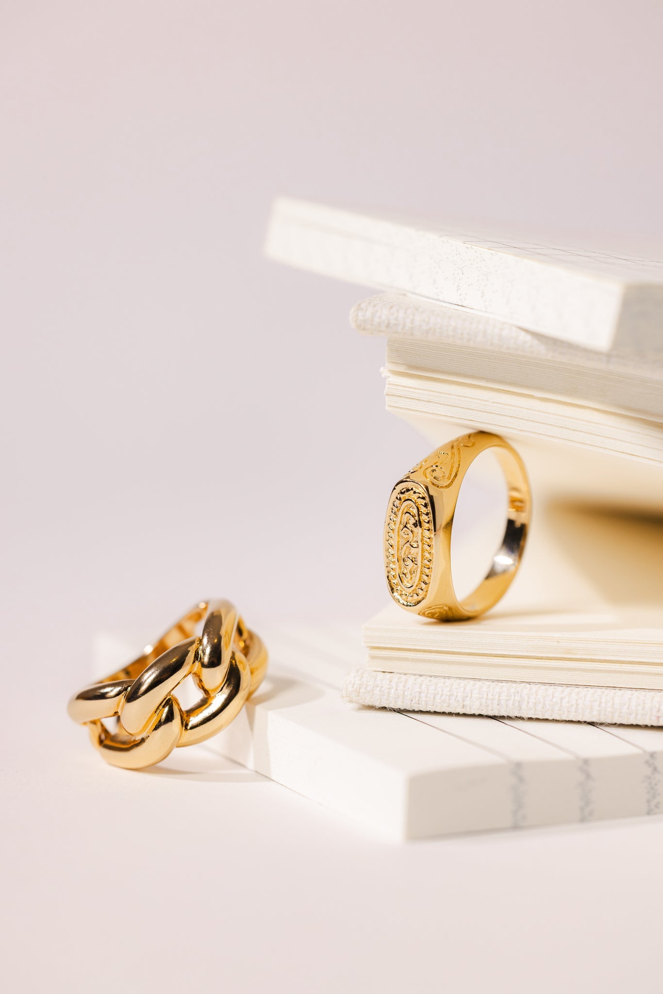 Bague chaîne Olympe - Beurlie