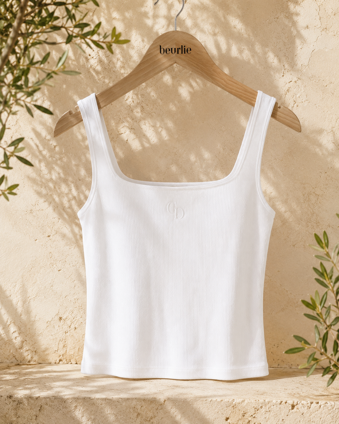 Top Agathe Blanc Tencel