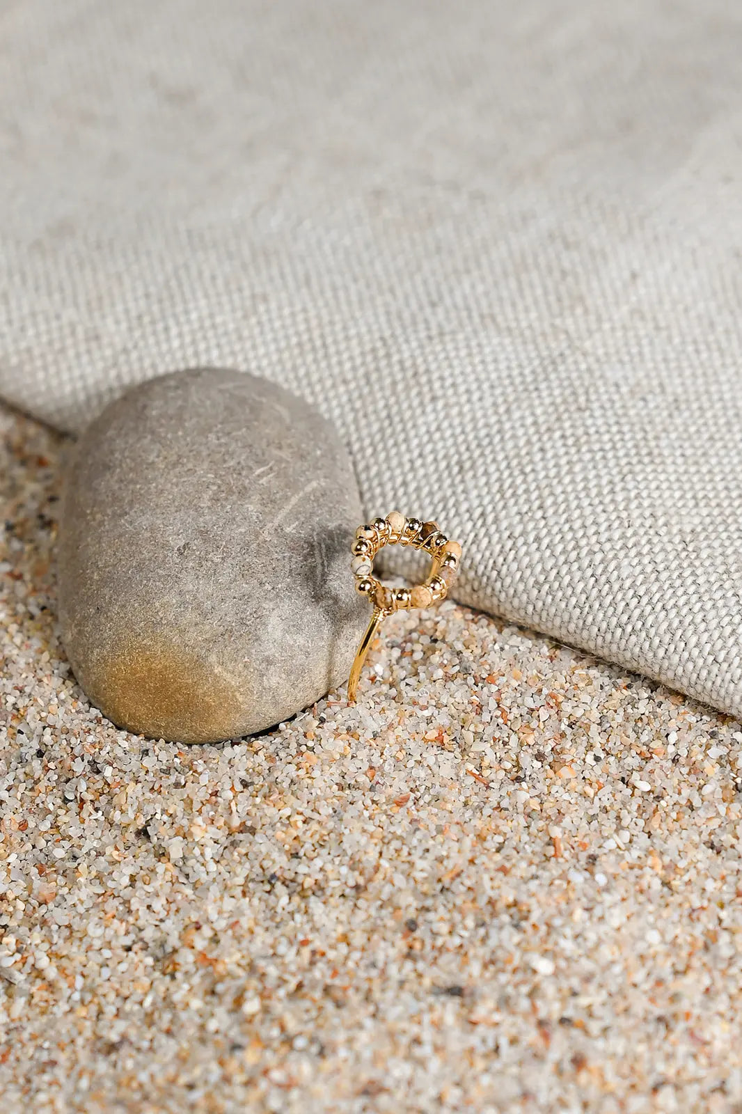 Bague Cercle Jaspe du Désert - Beurlie
