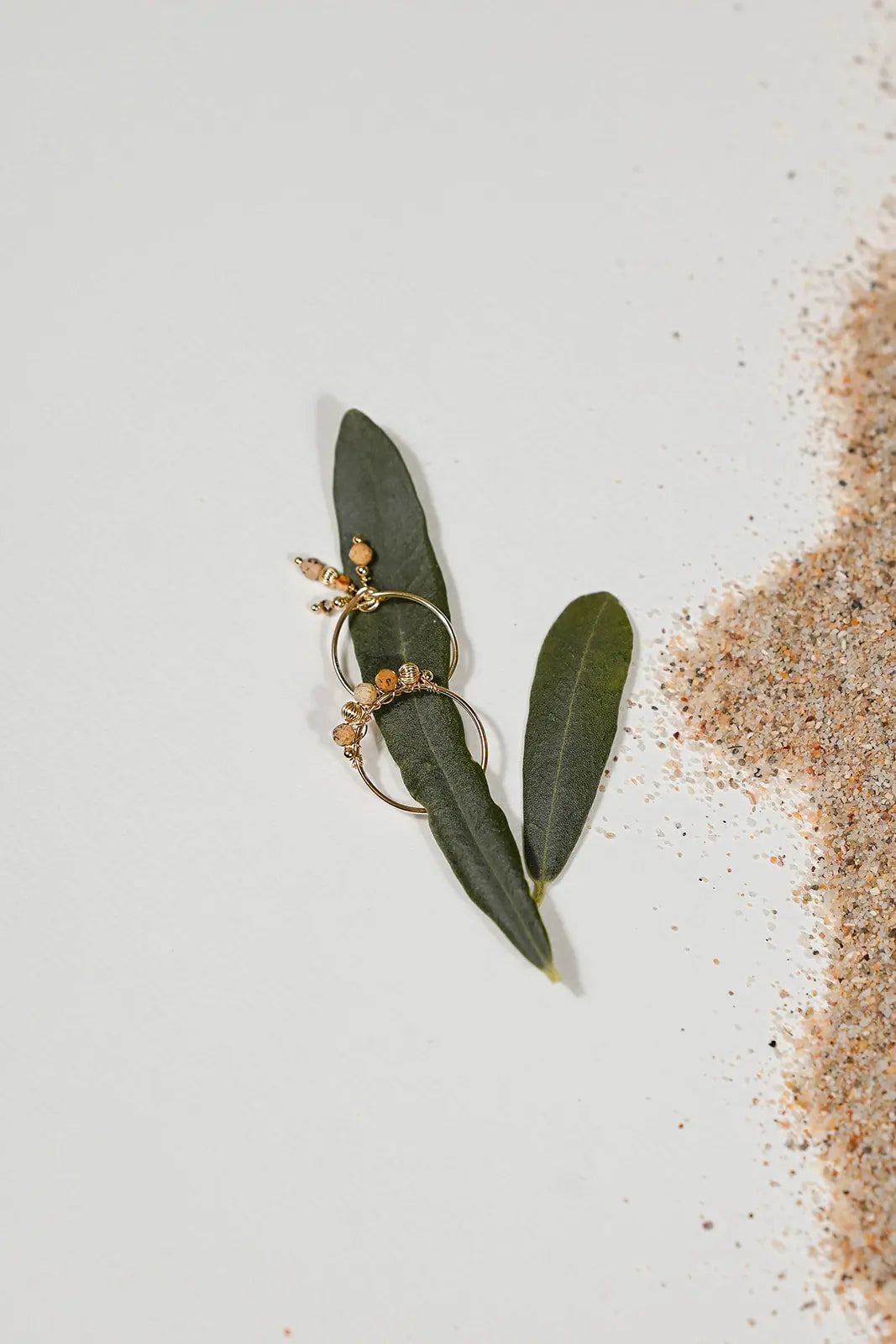 Bague Charlie – Jaspe du Désert et Gold Filled - Beurlie