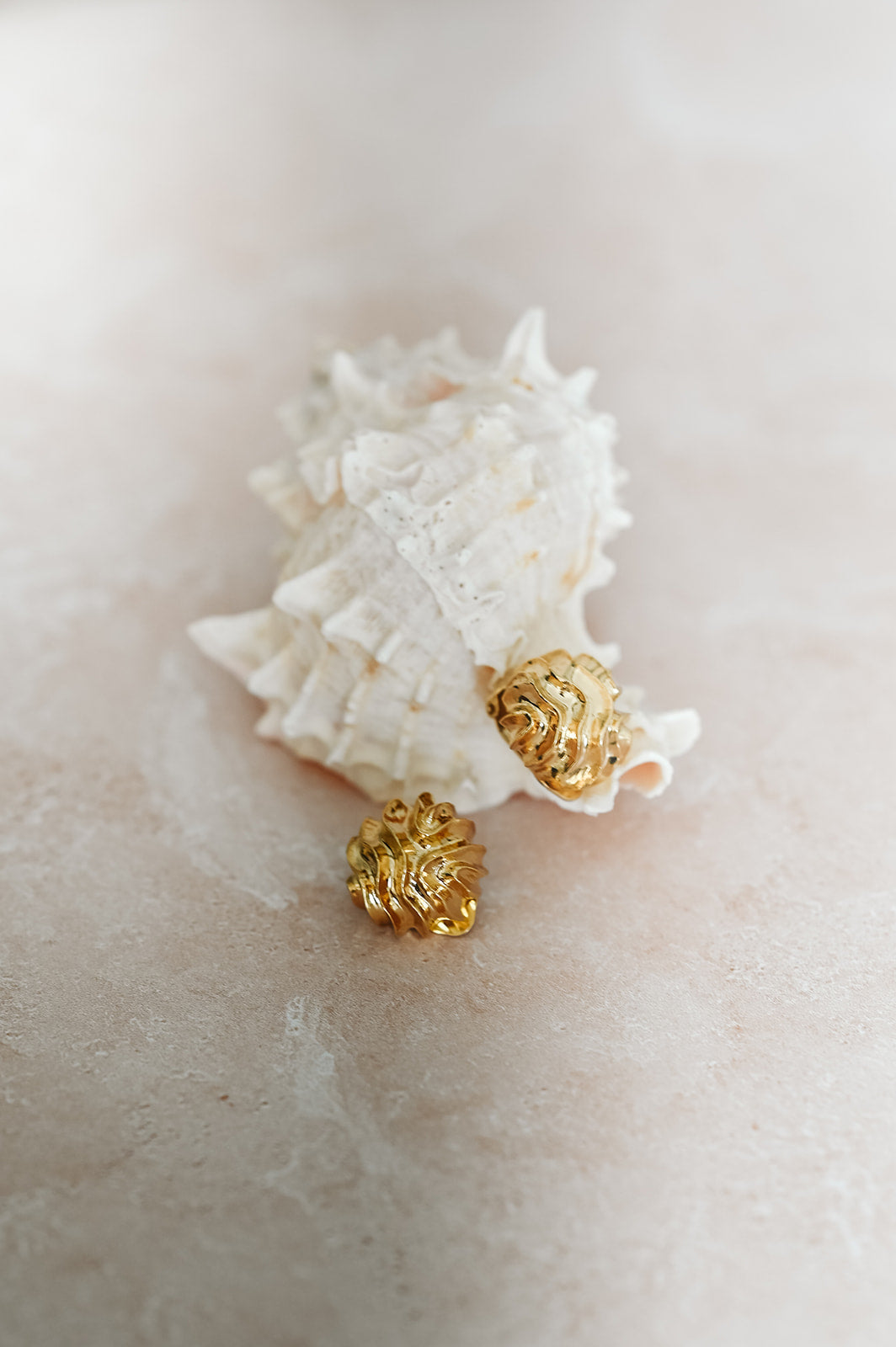 Boucles d'oreilles Corail - Beurlie