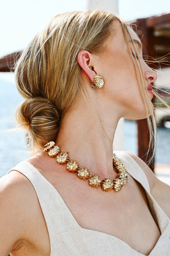 Boucles d'oreilles Corail - Beurlie