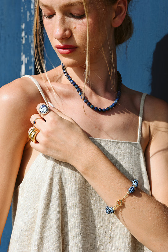 Collier Milo lapis-lazuli - Beurlie