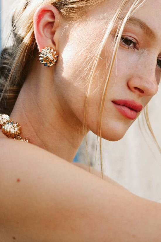 Boucles d'oreilles Corail - Beurlie