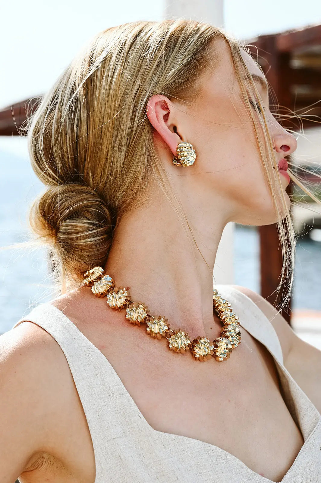 Boucles d'oreilles Corail - Beurlie