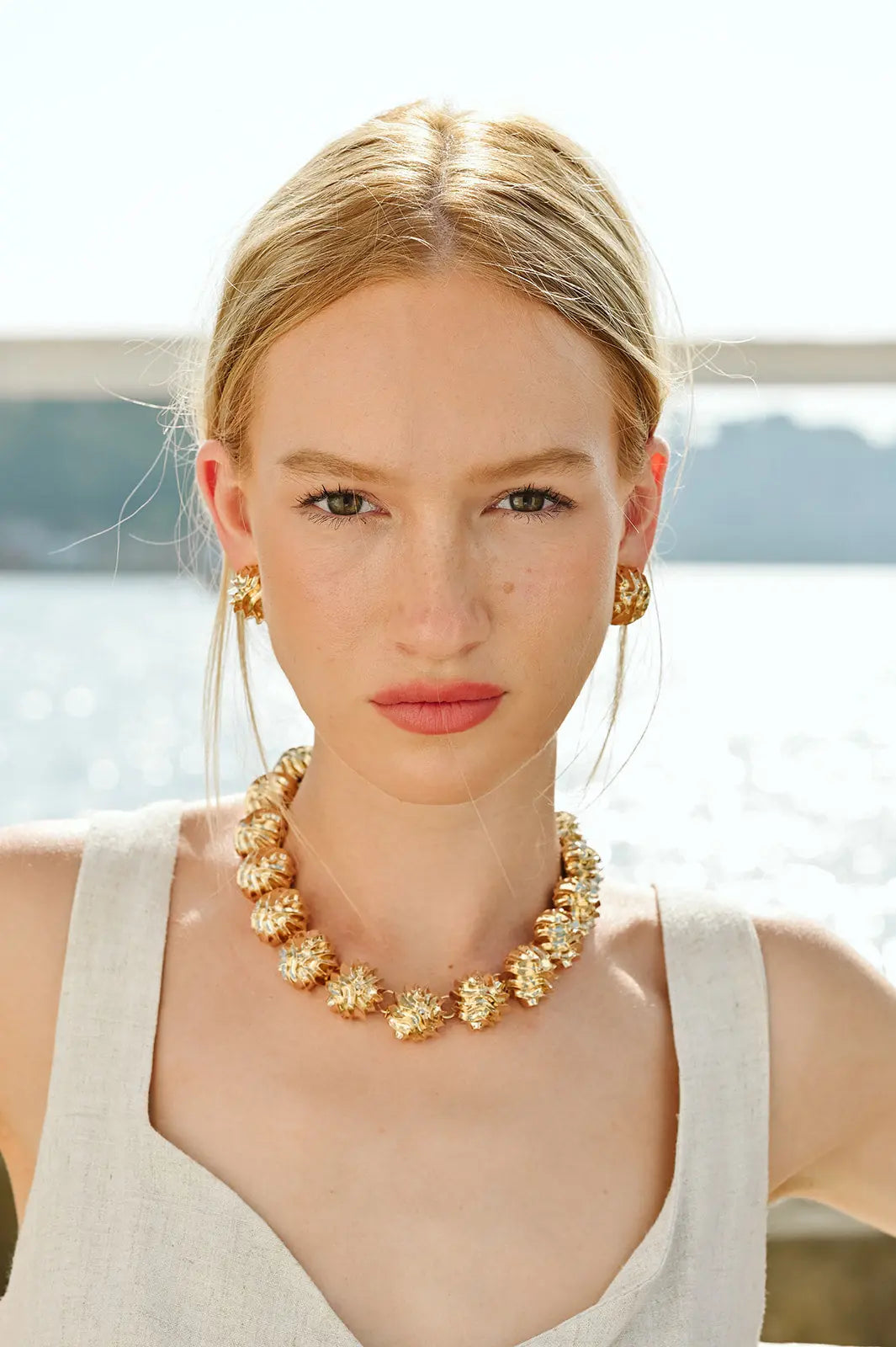 Boucles d'oreilles Corail - Beurlie