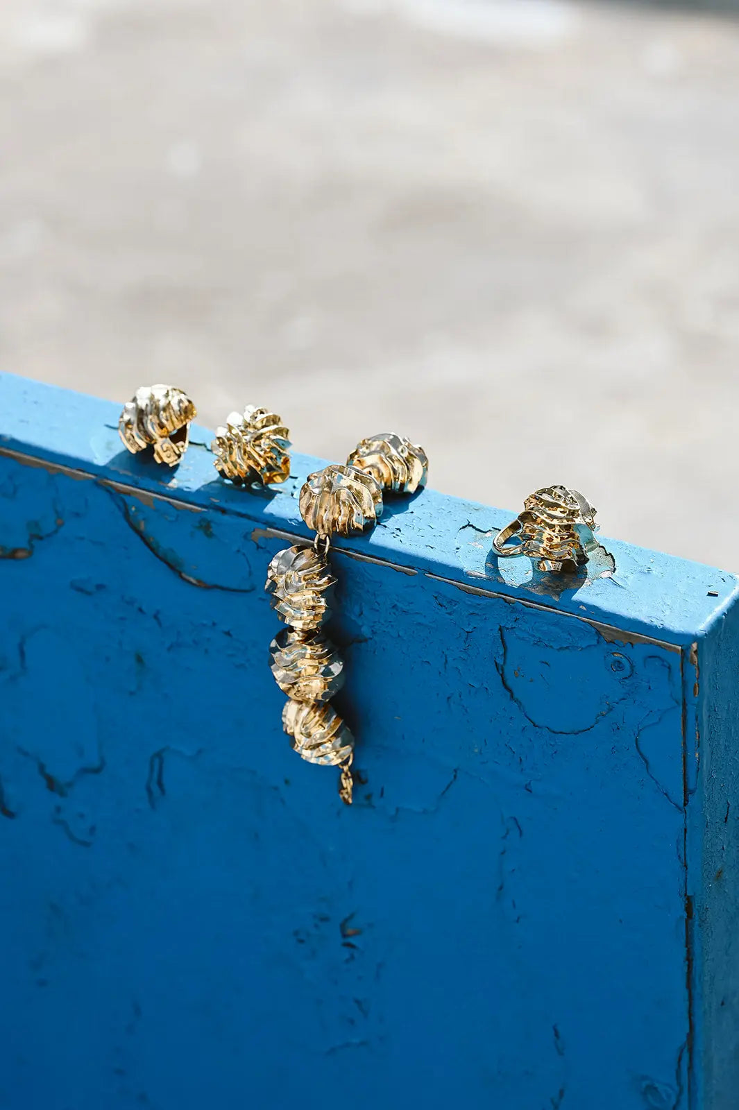 Boucles d'oreilles Corail - Beurlie