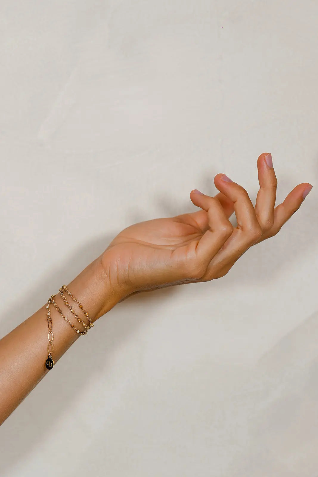 Bracelet Triple Rang Jaspe du Désert - Beurlie