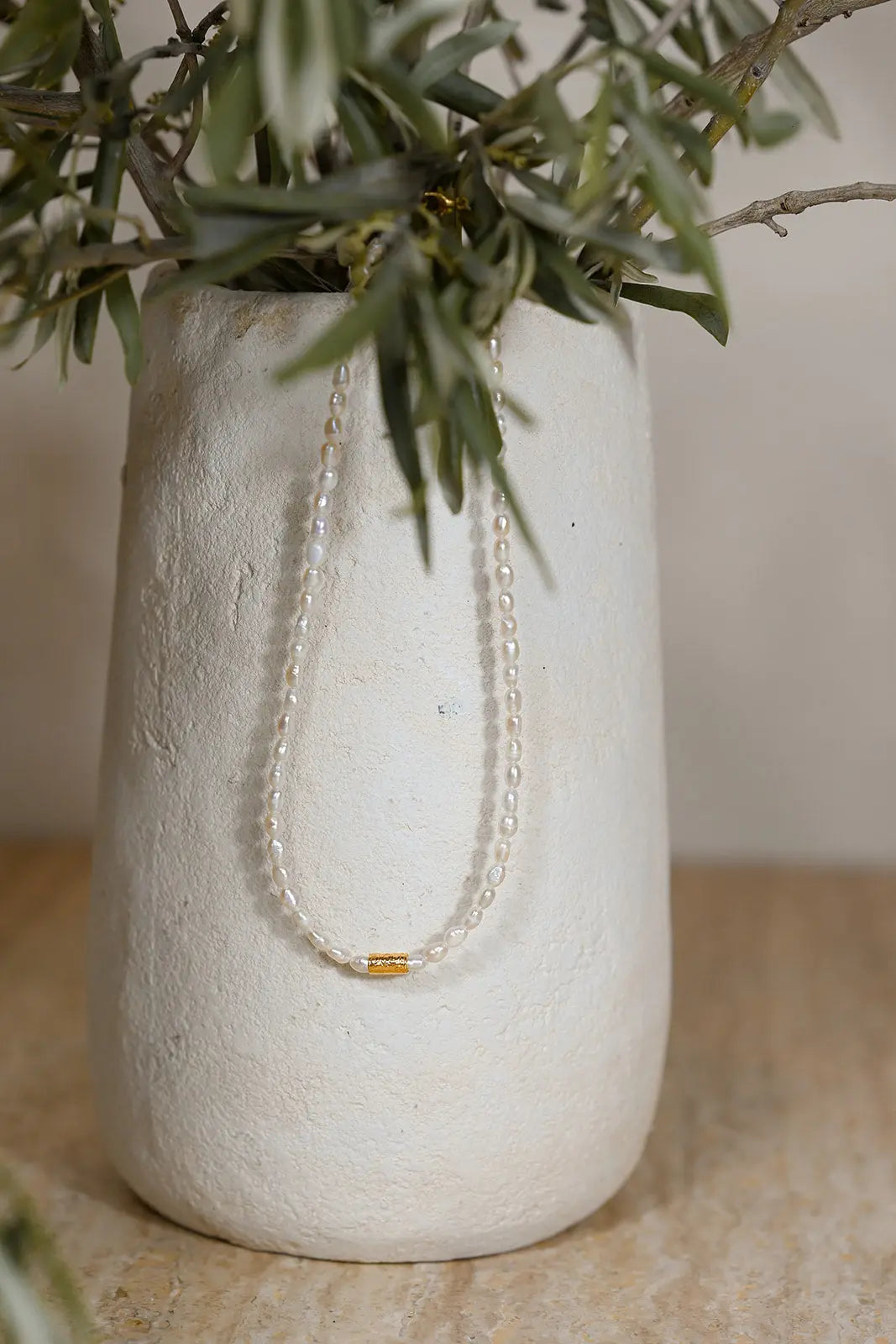 Collier Aurore – Perles d'Eau Douce et Plaqué Or - Beurlie