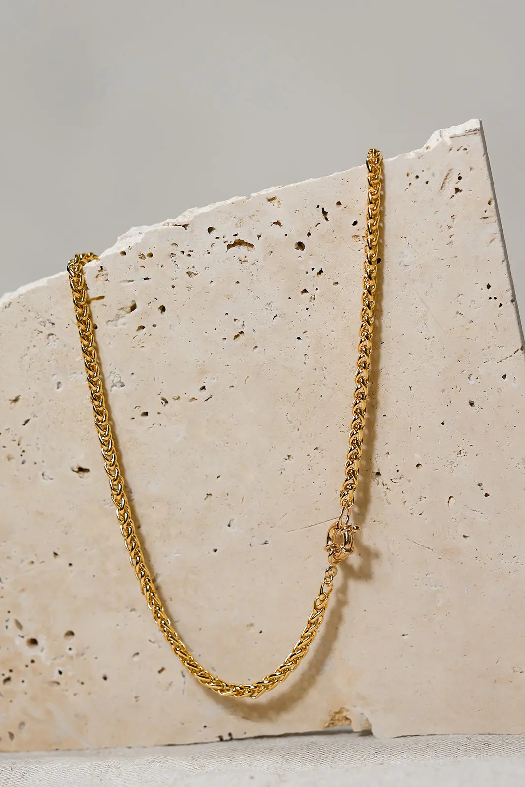 Collier Barry – Maille Tressée et Fermoir Bouée - Beurlie