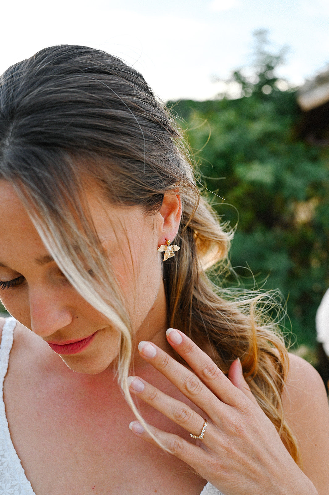 Boucles d’oreilles Flore - L'atelier de Clotilde