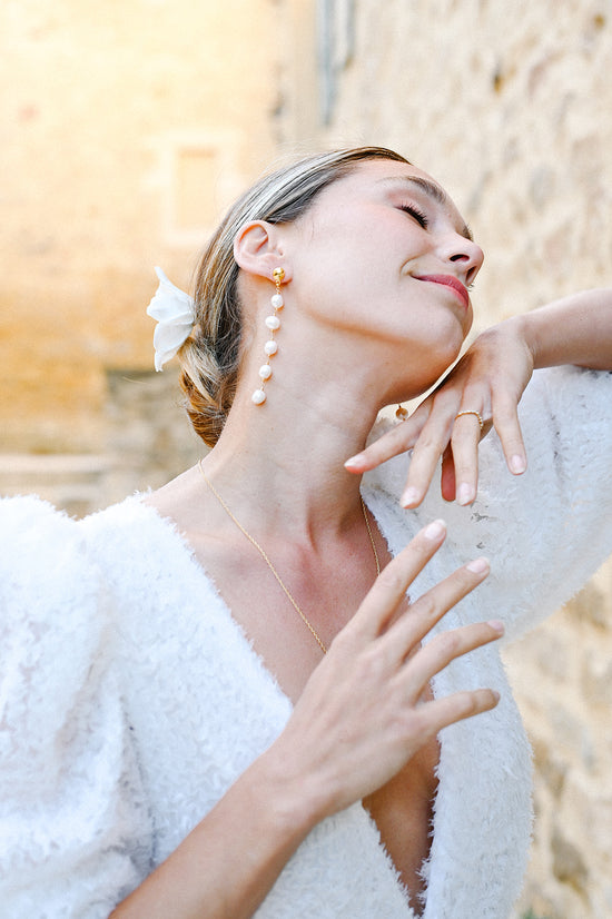 Boucles d'oreilles Émilie - L'atelier de Clotilde