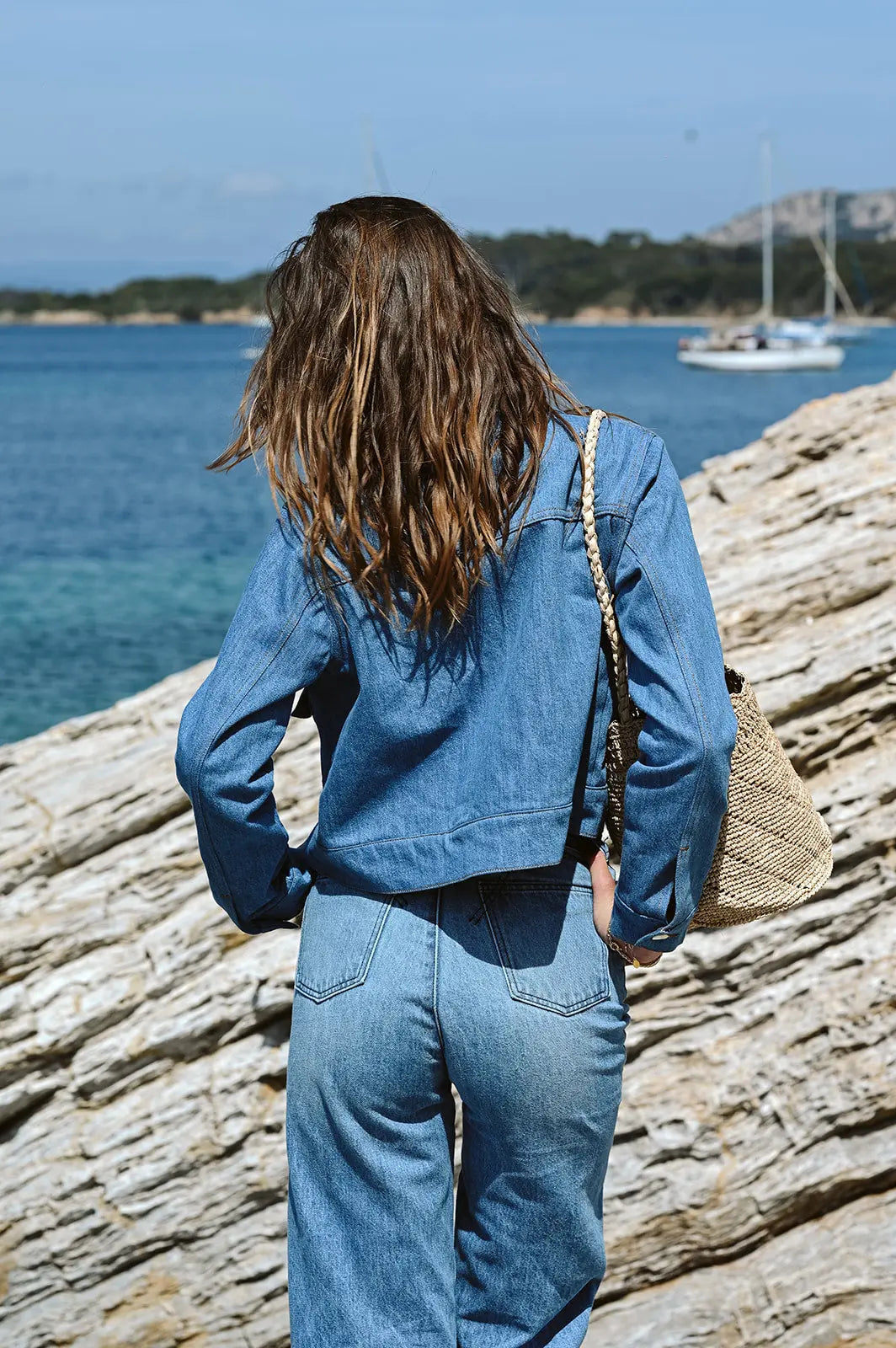 Veste Tatiana Jean Bleu - Beurlie