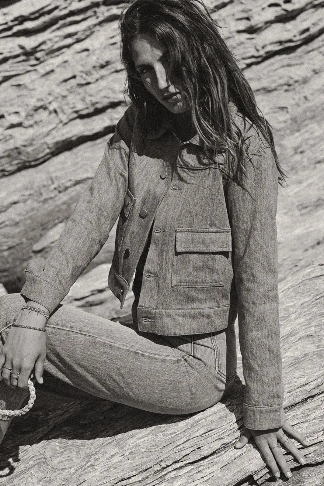 Veste Tatiana Jean Bleu - Beurlie