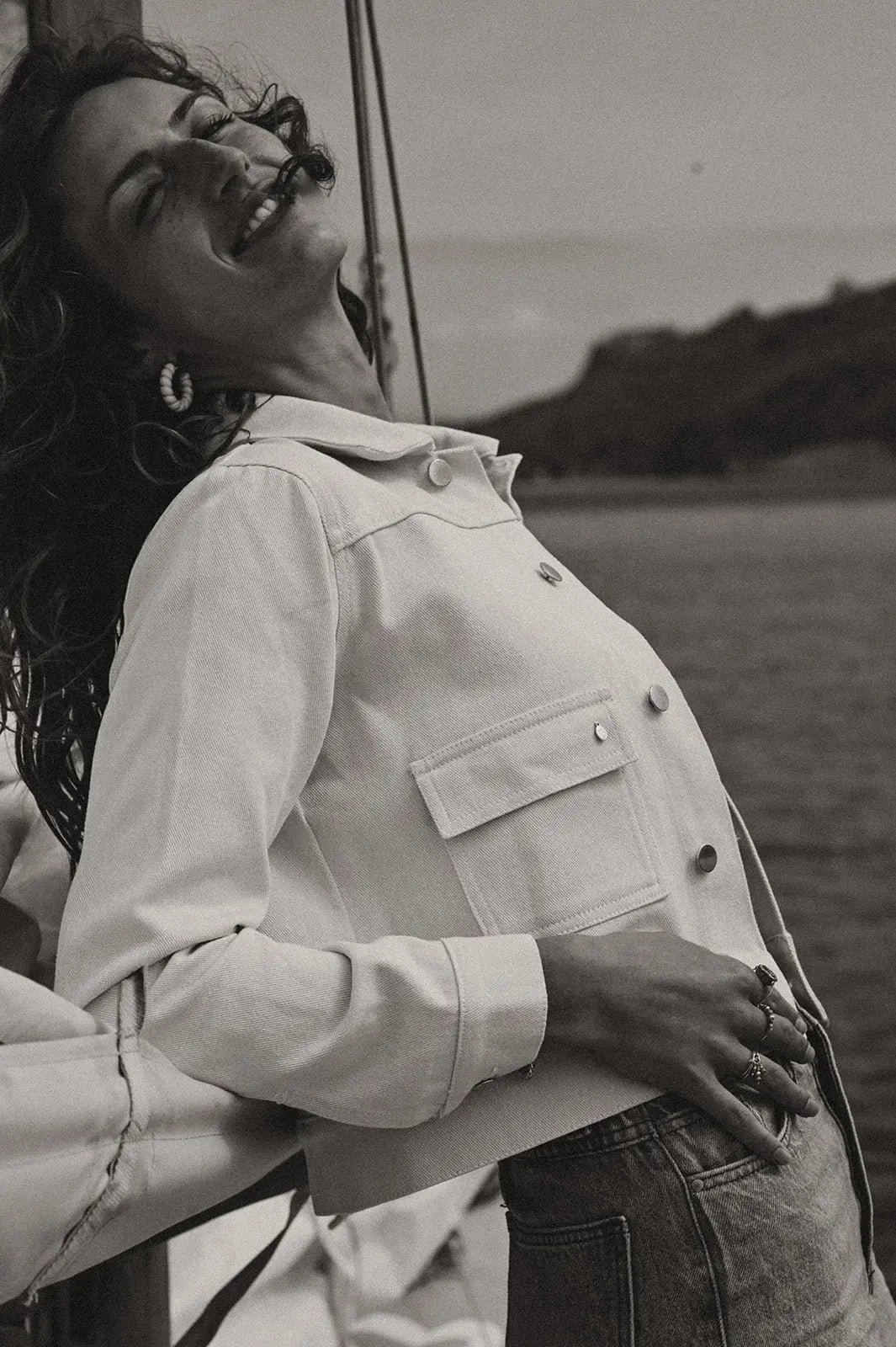 Veste Tatiana Jean Crème - Beurlie