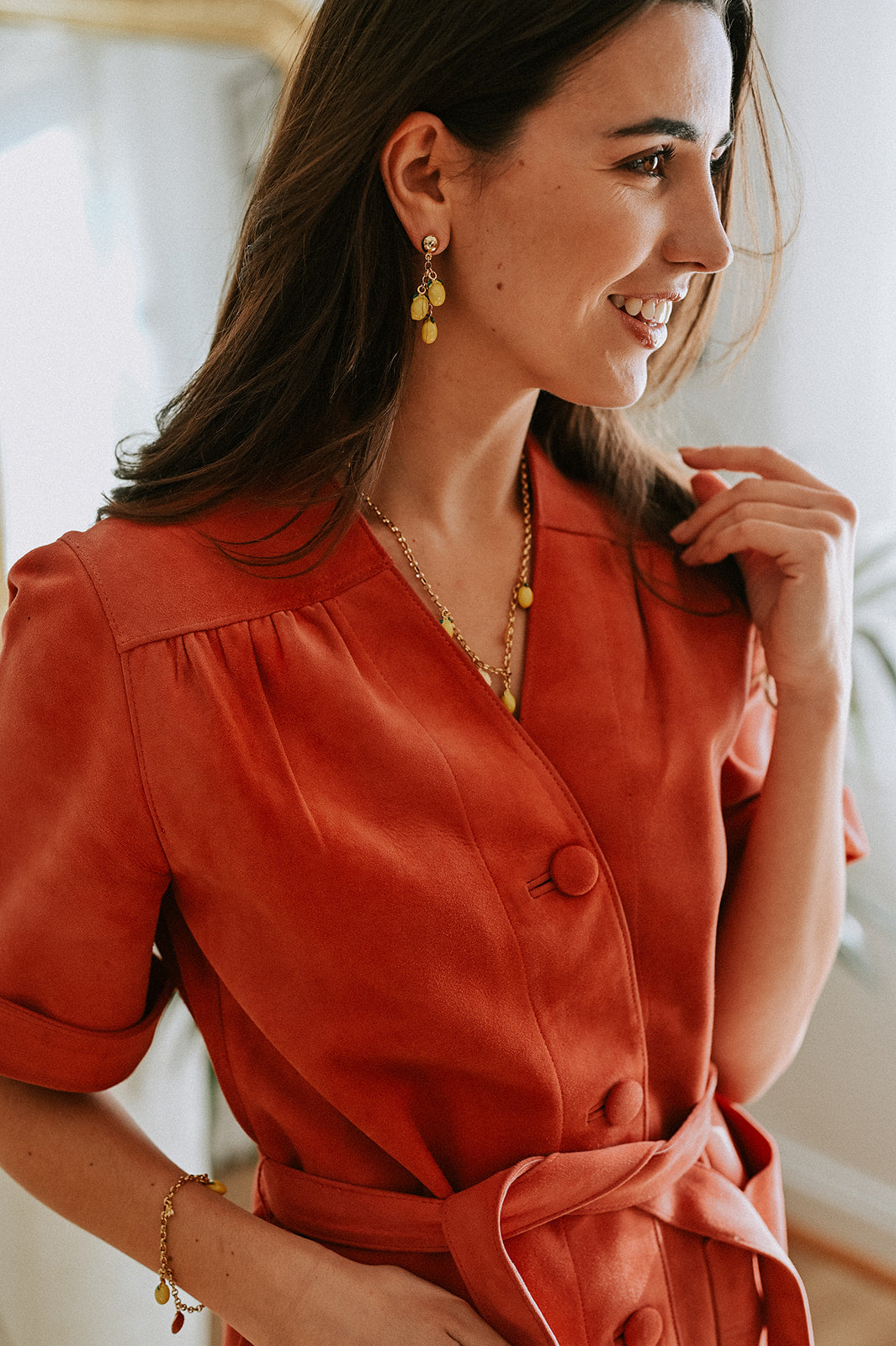 Boucles Citrons - L'atelier de Clotilde